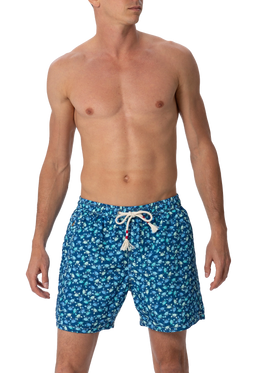 Costume da bagno da uomo in tessuto leggero Lighting 70 con stampa granchi