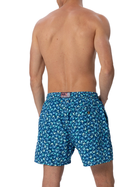 Costume da bagno da uomo in tessuto leggero Lighting 70 con stampa granchi