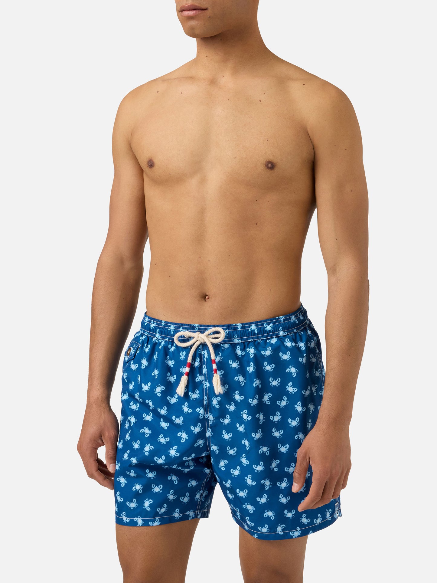 Lighting 70 swim shorts with blue all-over crab print