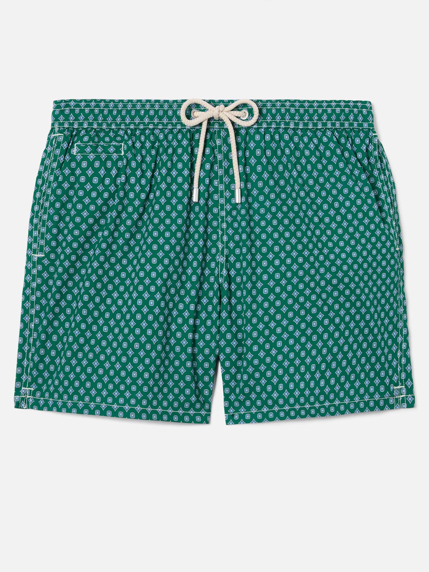Green Lighting Micro swim shorts with all-over geometric print