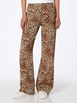 Damenhose Lisbeth Cord Sand Leopard