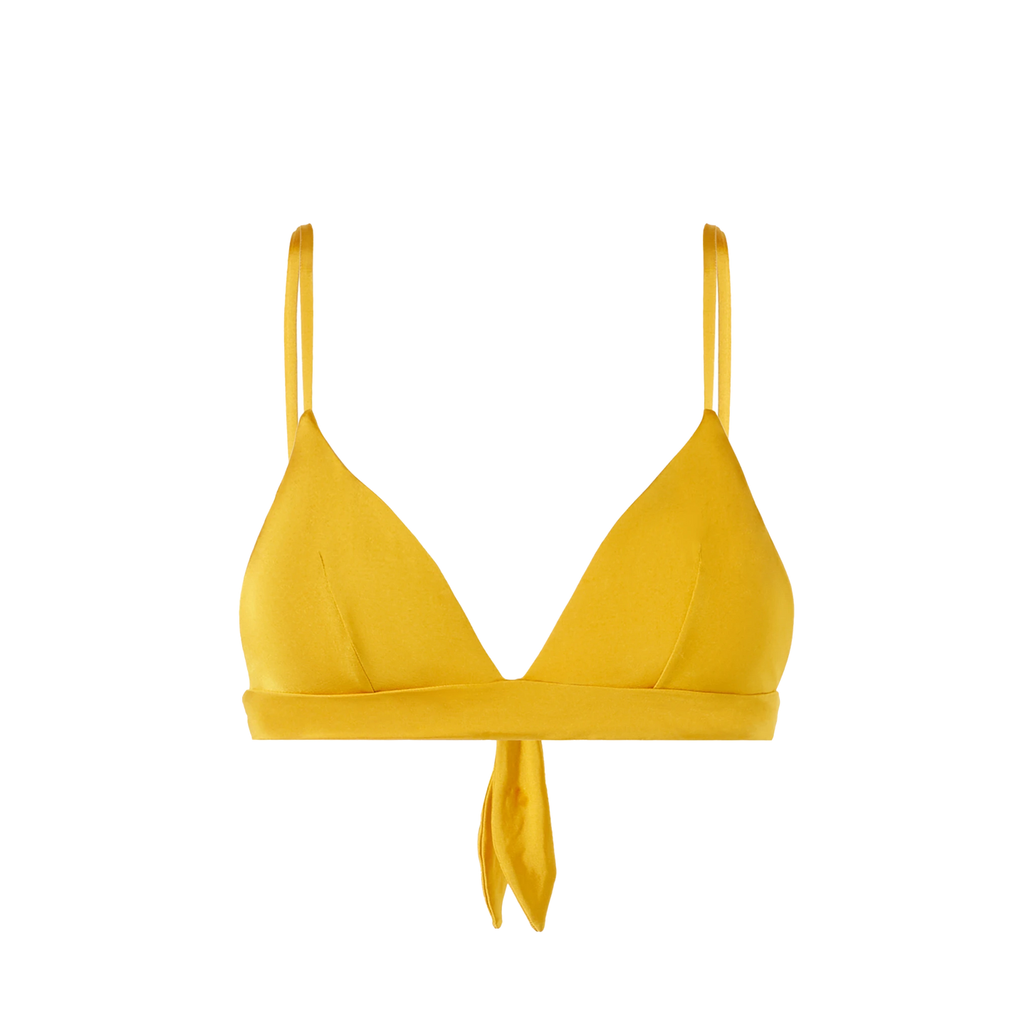Top a triangolo senape donna