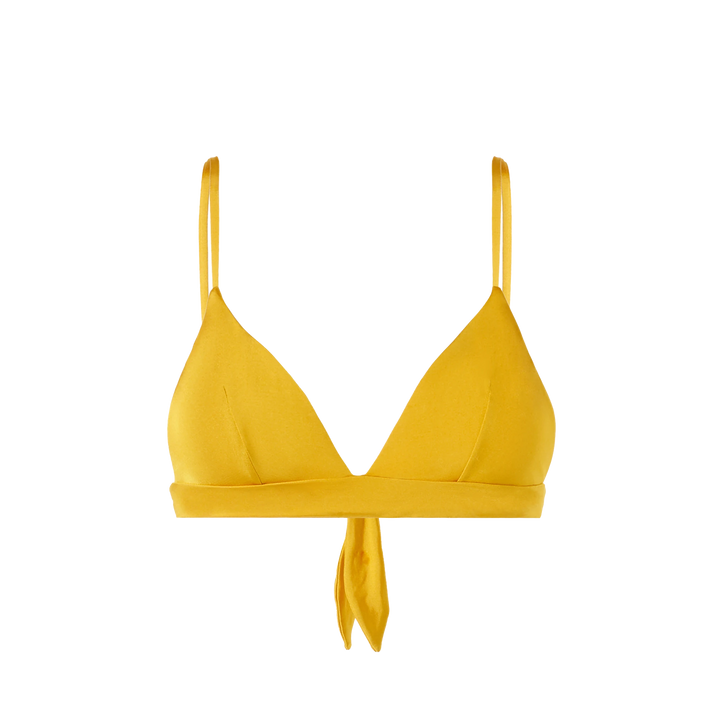 Top a triangolo senape donna