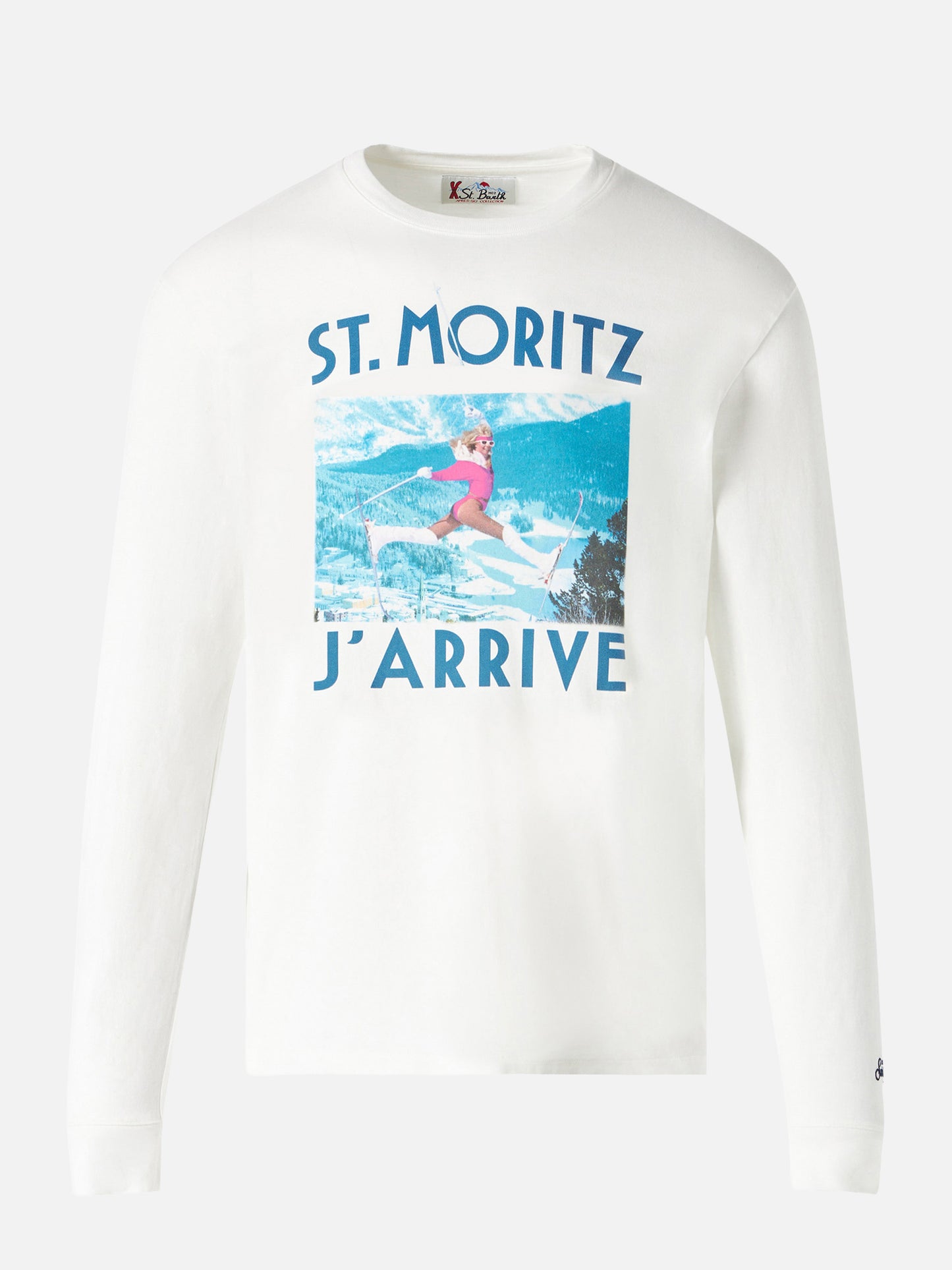 T-shirt Lyon maniche lunghe con stampa