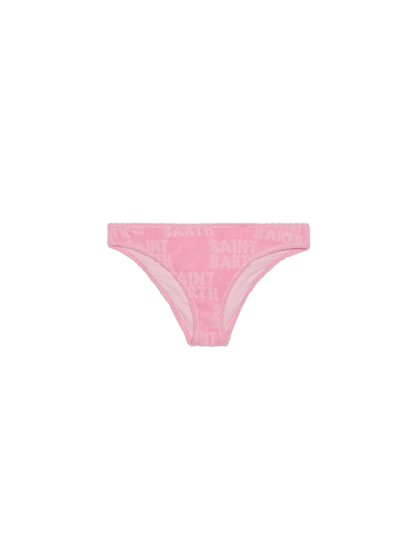 Rosa Frottee-Badehose für Mädchen