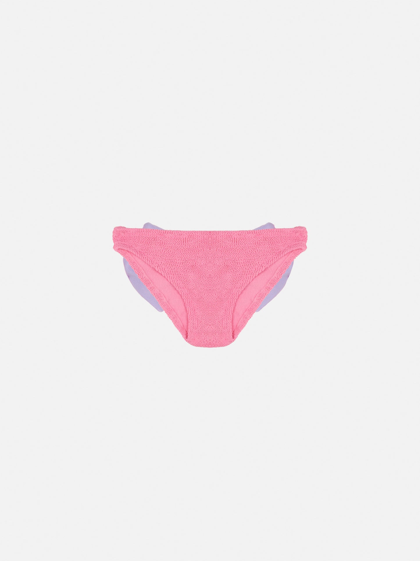 Badeslip „Madame“ ​​in Crinkle-Rosa mit Schleife