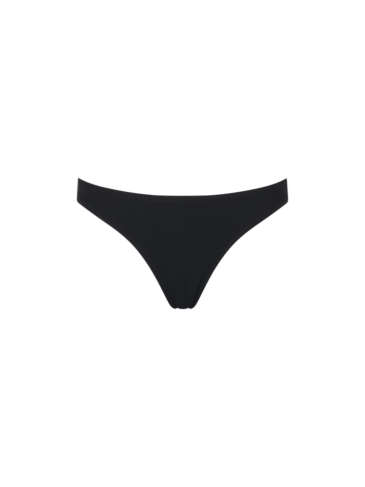 Lido black classic swim briefs - Gaia black triangle bralette top