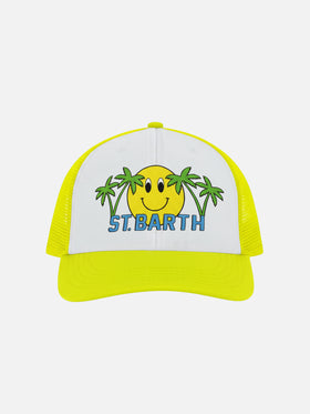 Man baseball cap with patch