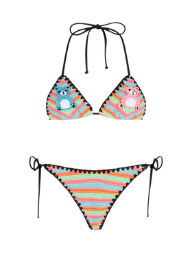 Damen Häkel Triangel Bikini Maleah mit Patches | BEEPY BELLA SPECIAL EDITION