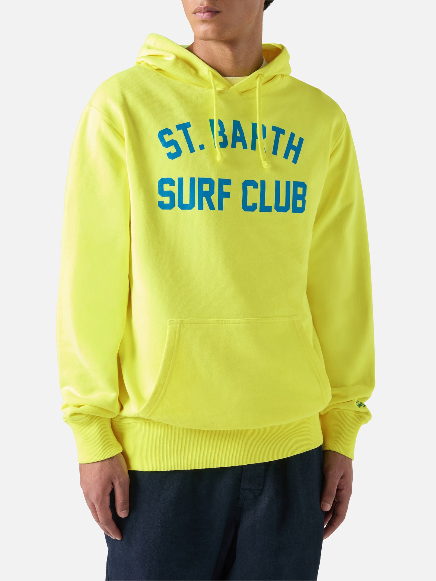 Felpa con cappuccio in cotone Manhattan con stampa Surf Club