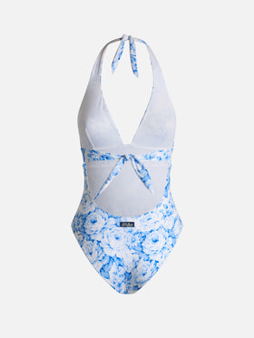 Costume intero da donna Marylin a fiori