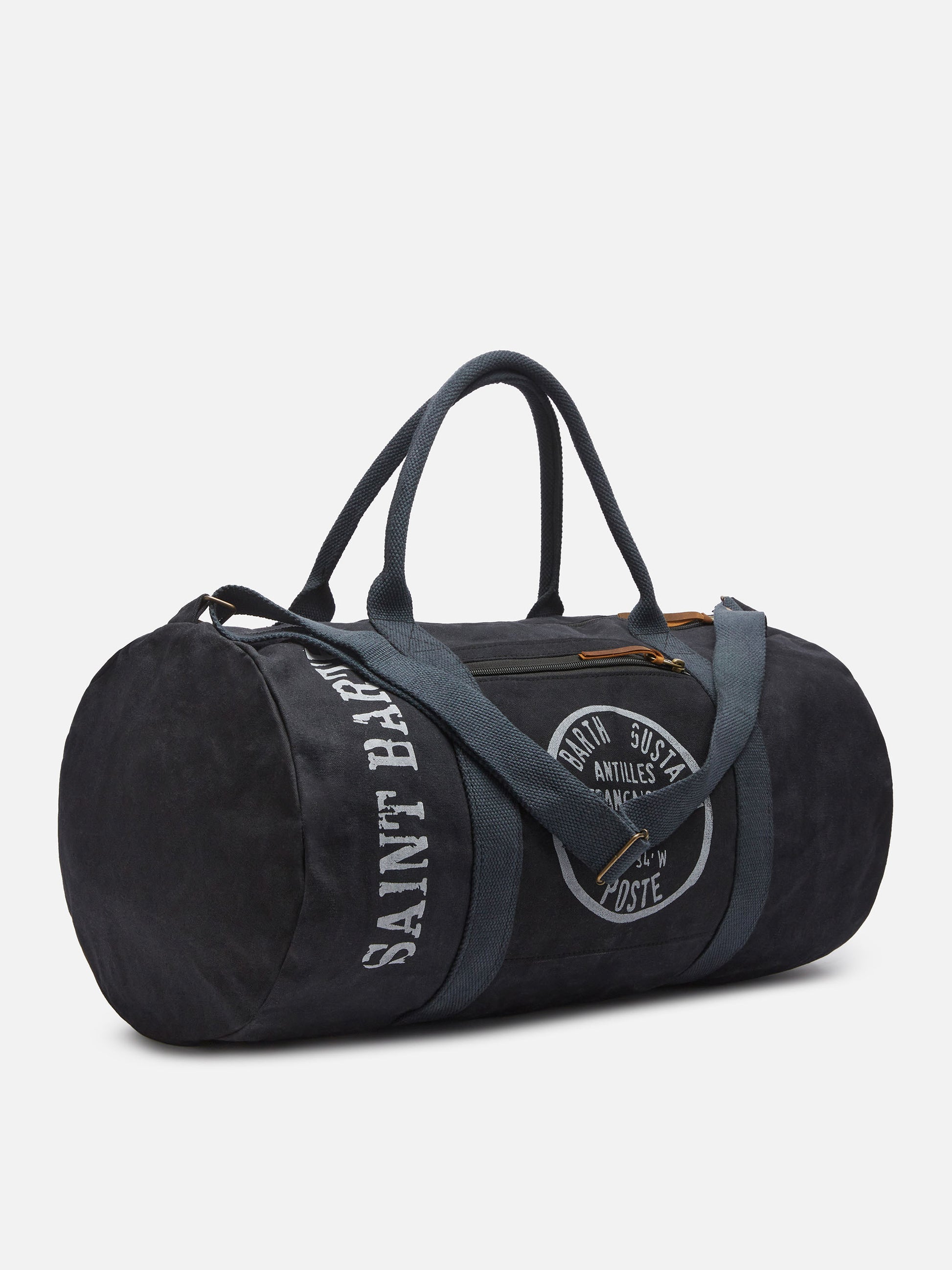 Black travel duffel bag Maxime - MC2 Saint Barth