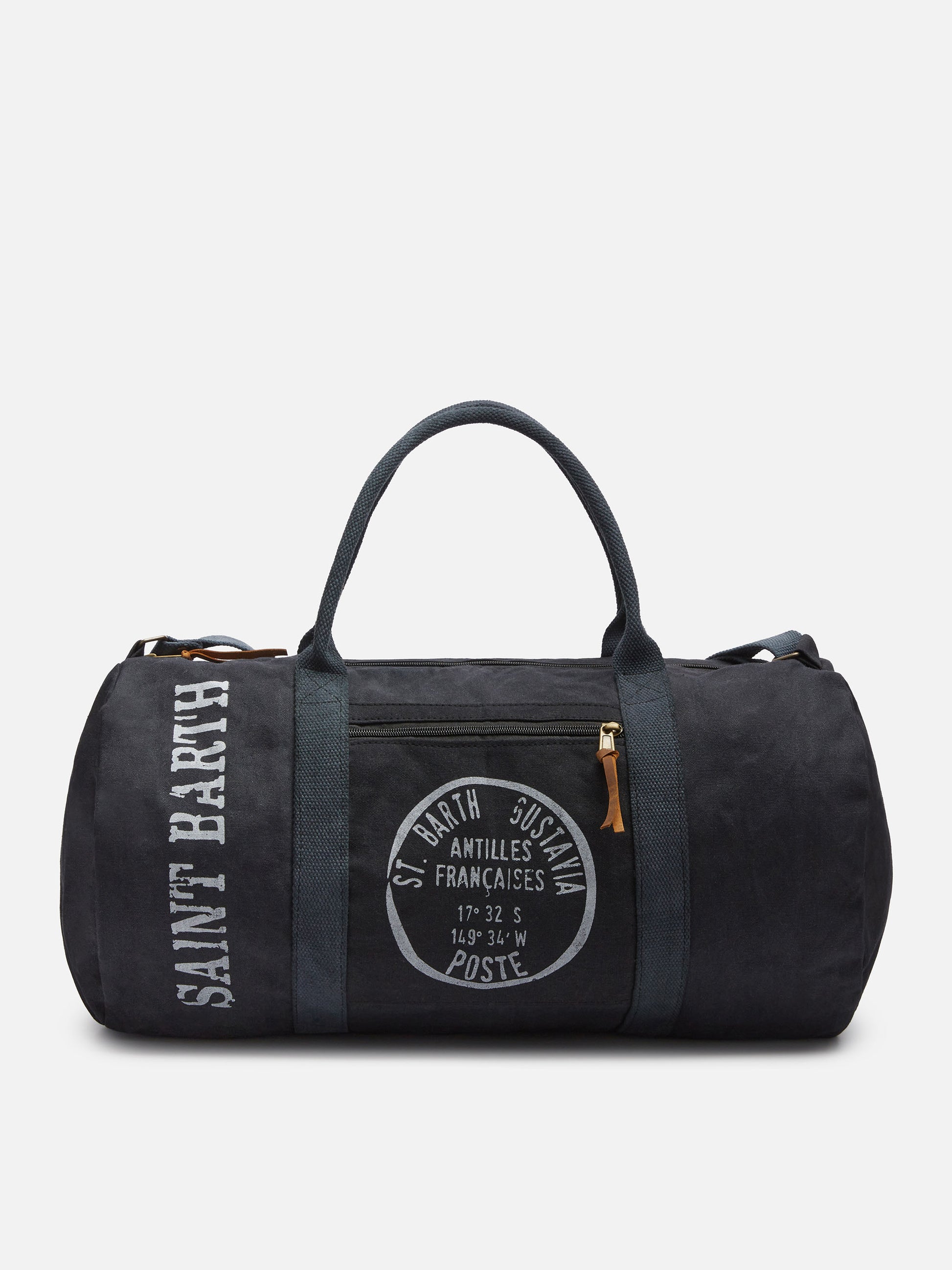 Black travel duffel bag Maxime - MC2 Saint Barth