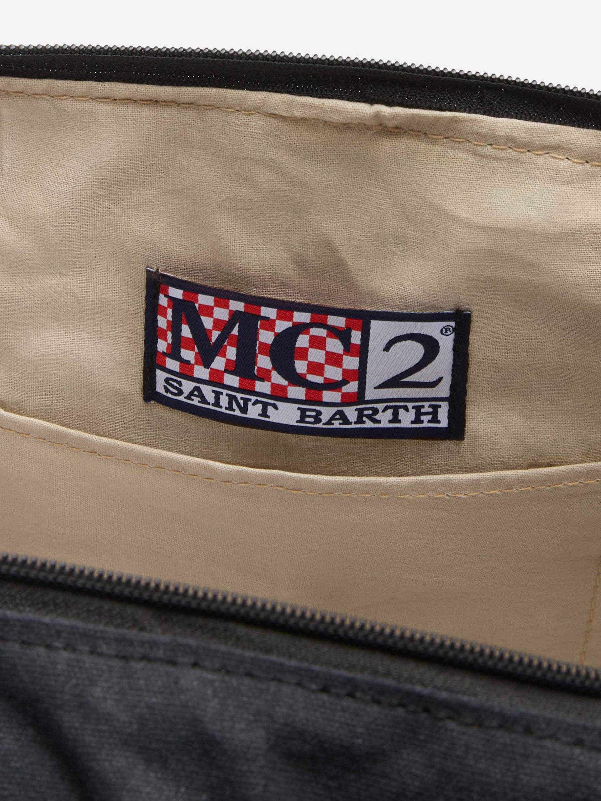 Black travel duffel bag Maxime - MC2 Saint Barth
