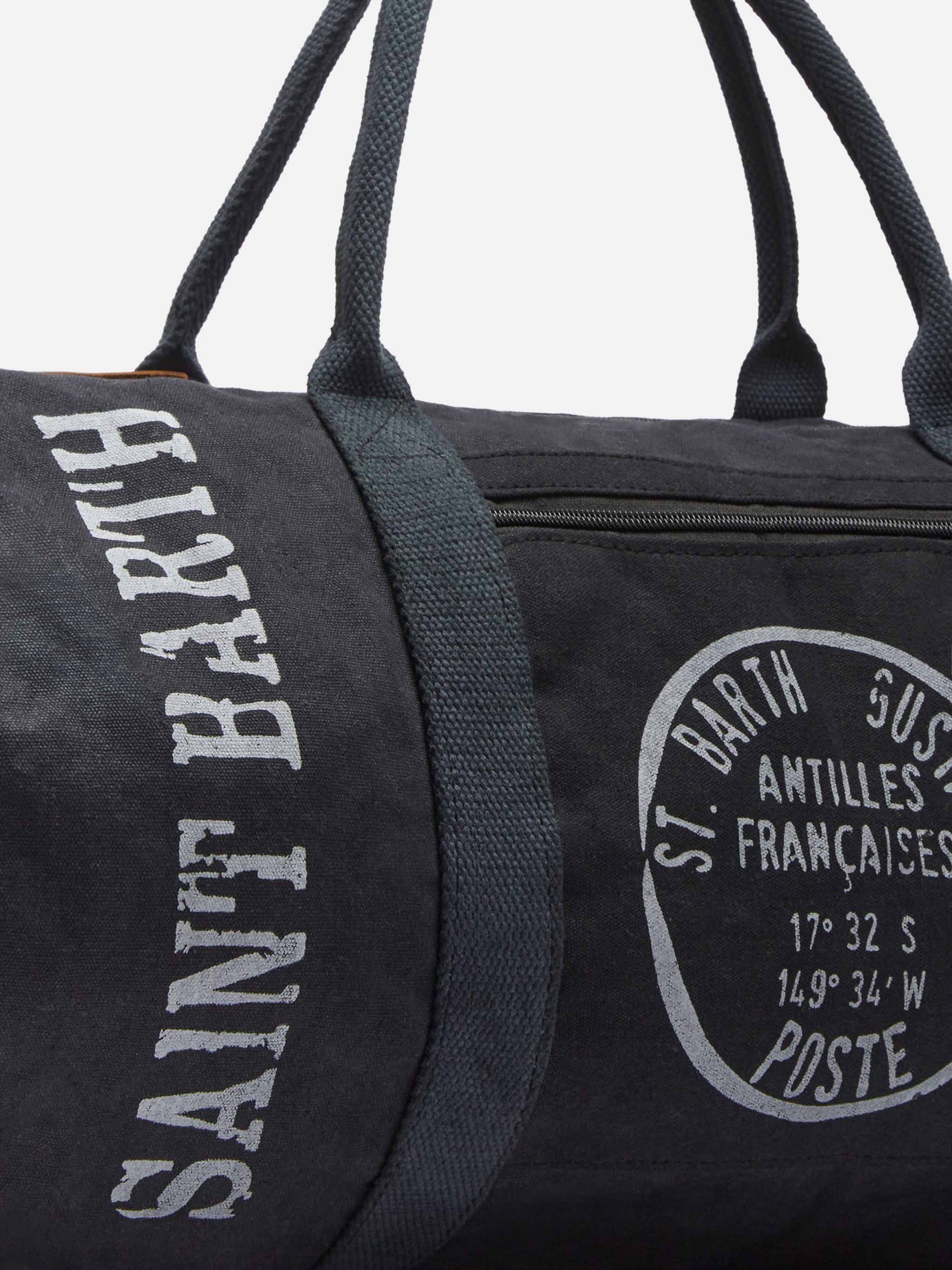 Black travel duffel bag Maxime - MC2 Saint Barth
