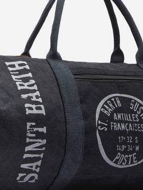 Black travel duffel bag Maxime - MC2 Saint Barth