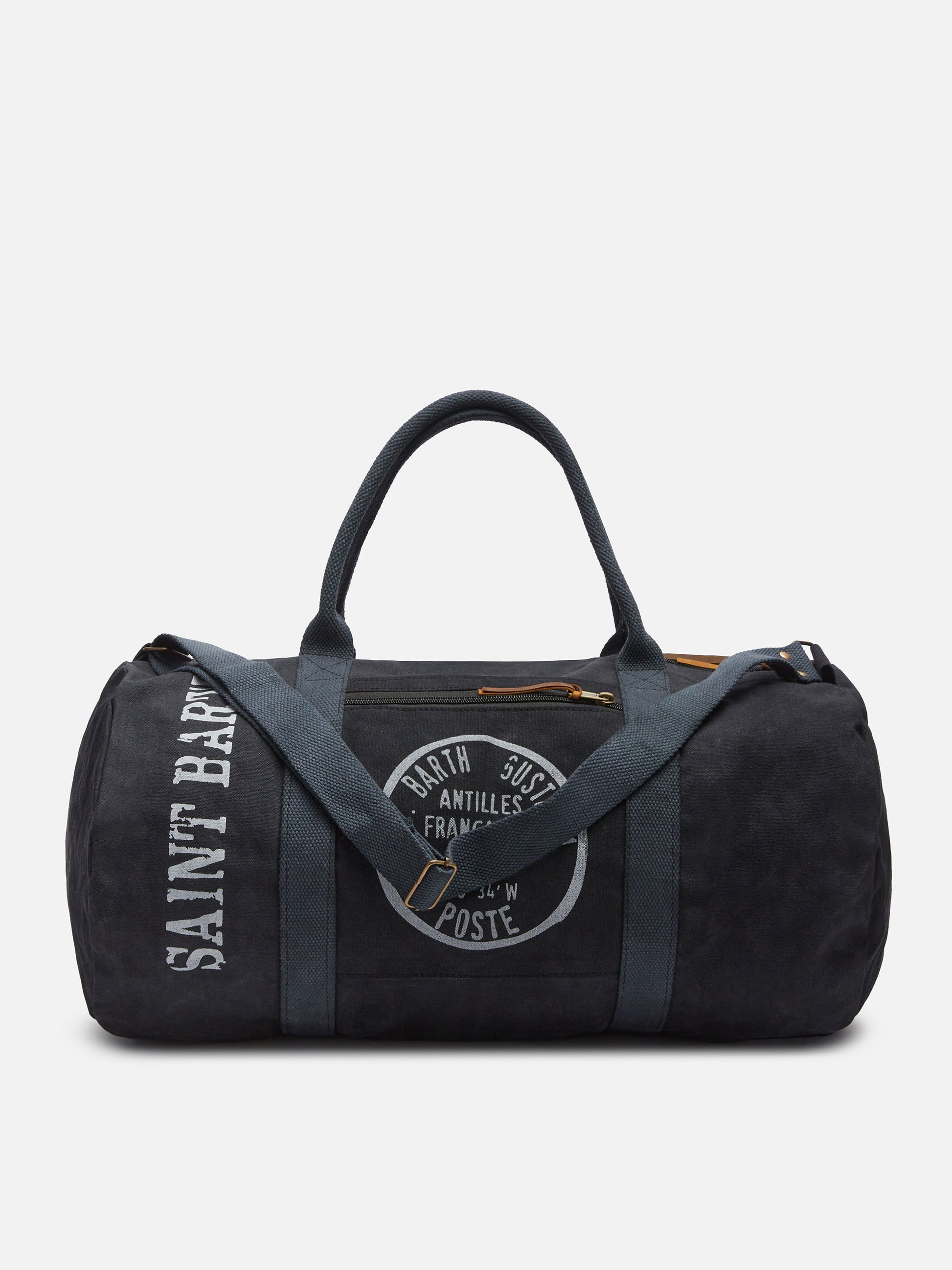 Black travel duffel bag Maxime - MC2 Saint Barth