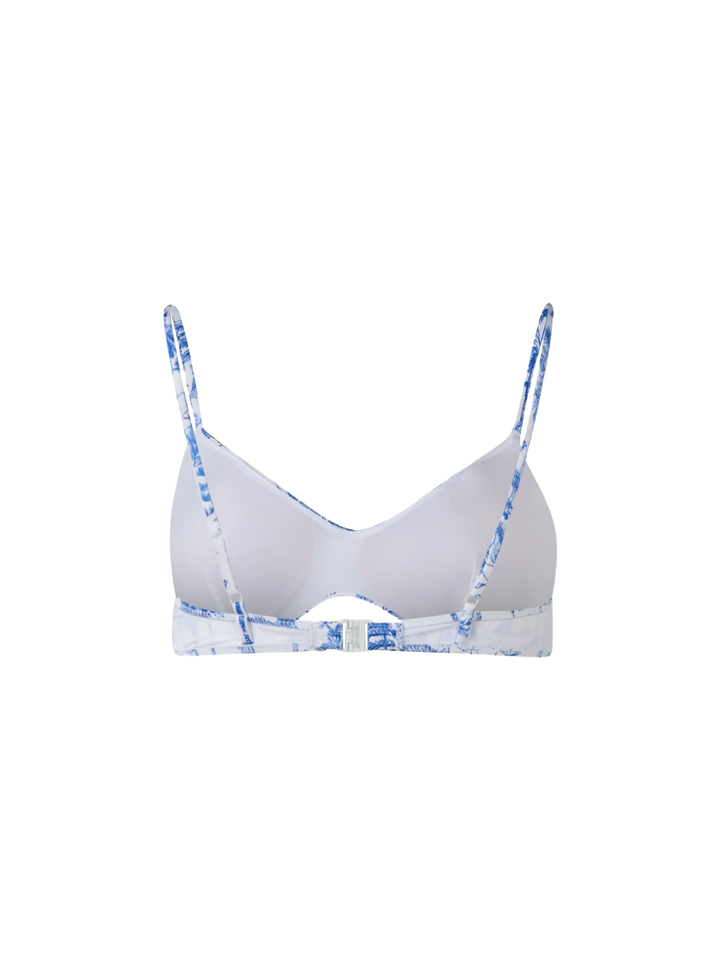 Woman Toile de Jouy scoop bralette beach top May