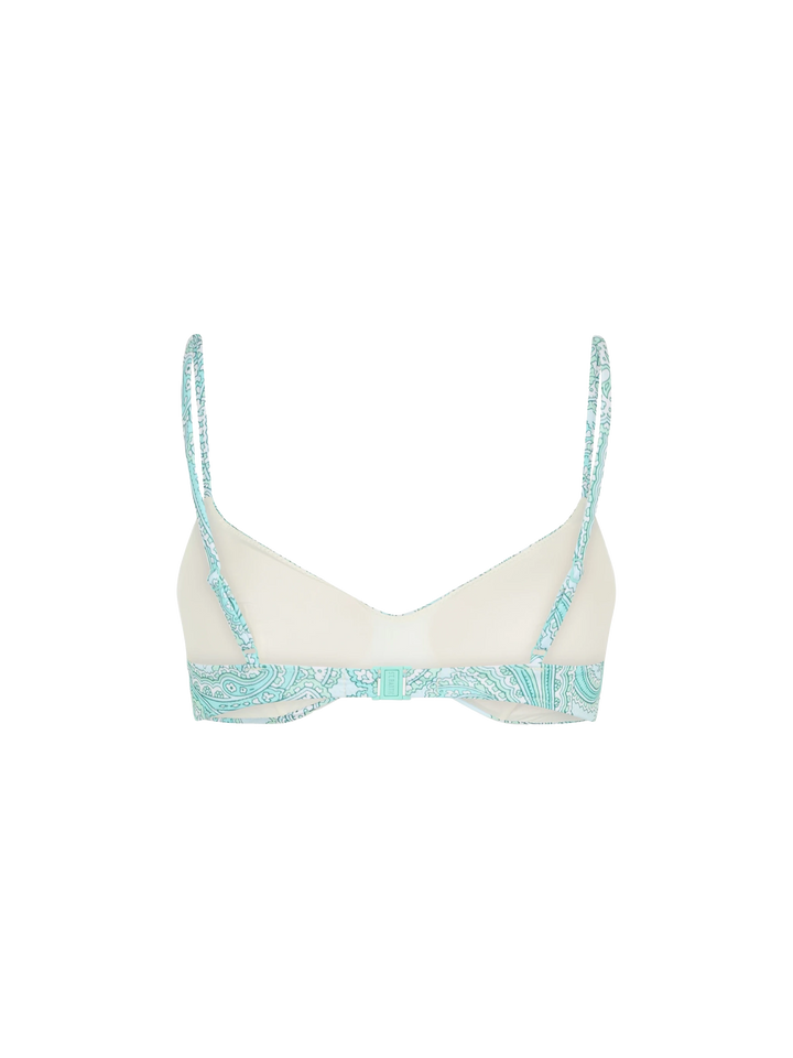 Woman paisley scoop bralette beach top May