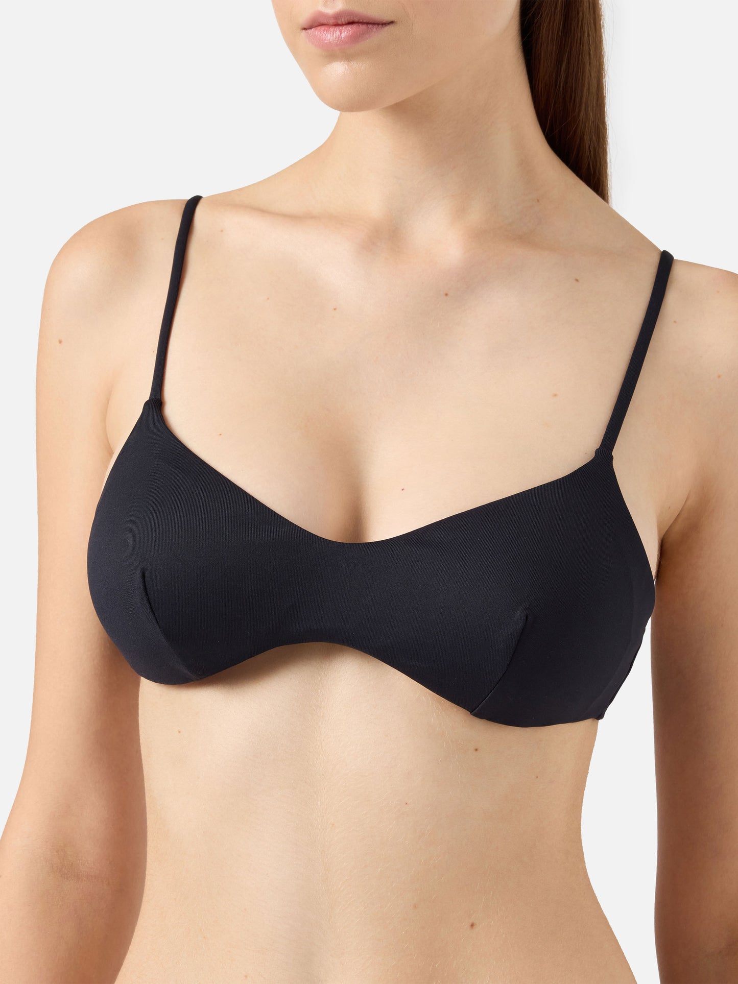 May black scoop bralette top