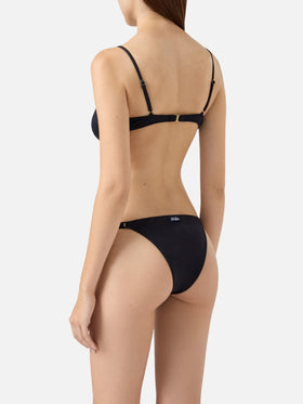 May black scoop bralette top