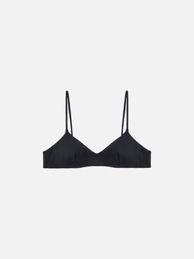 May black scoop bralette top