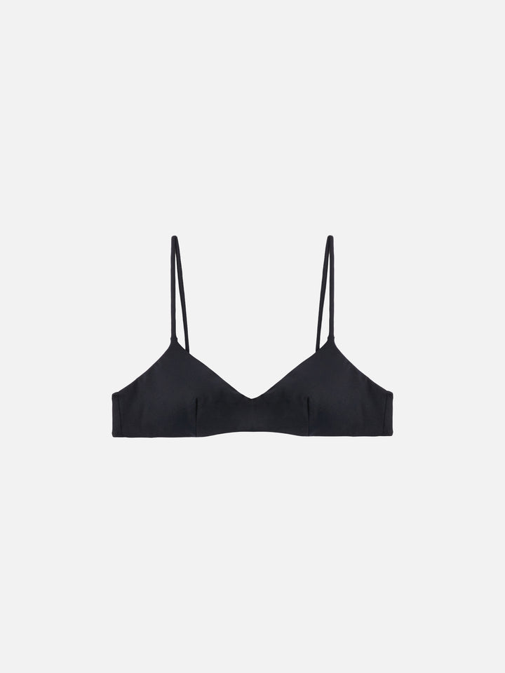 May black scoop bralette top