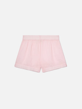Shorts Meave in ramie con stampa tramonto