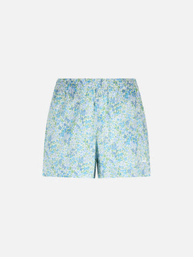 Frau Baumwolle Joanna Luise Pull-up-Shorts Meave | HERGESTELLT AUS LIBERTY-STOFF
