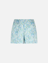 Woman cotton Joanna Luise pull up shorts Meave | MADE WITH LIBERTY FABRIC