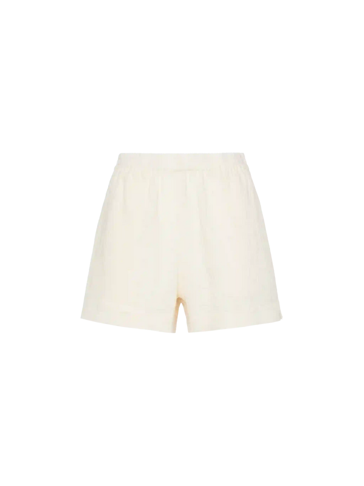 Meave Sangallo Pull-Up-Shorts aus Baumwollmusselin