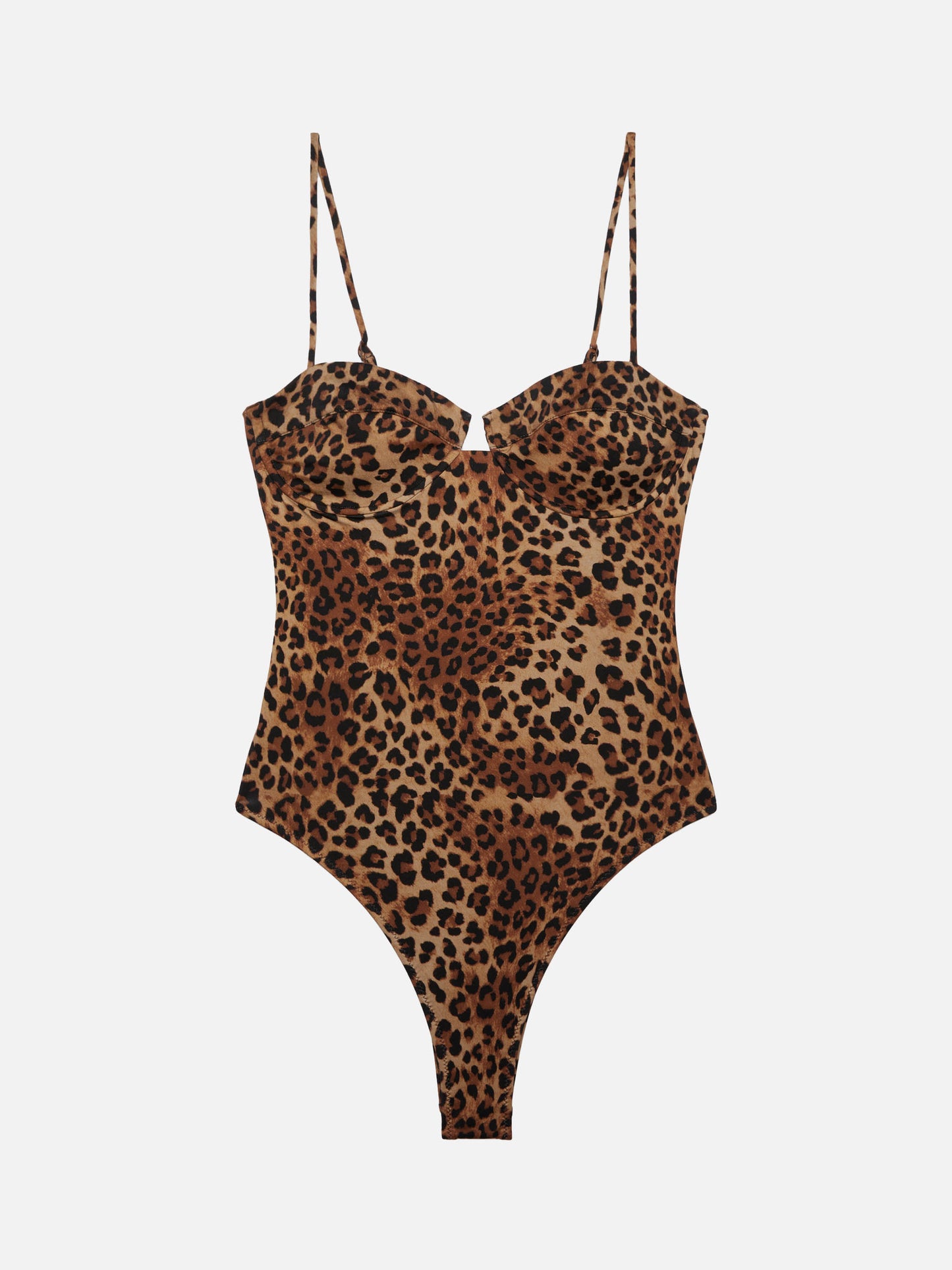 Costume intero Medea con ferretto e stampa animalier