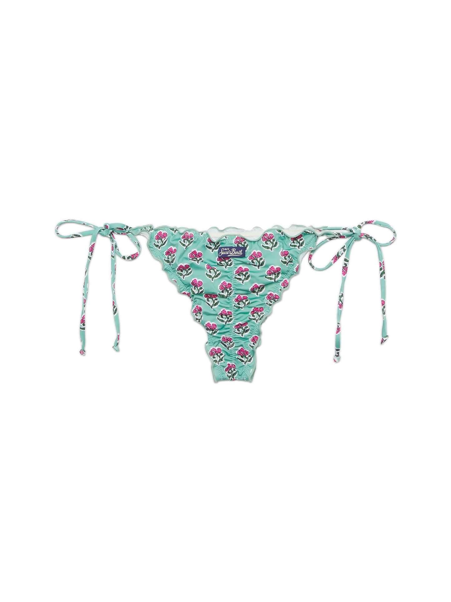Miami cheeky swim briefs with floral print