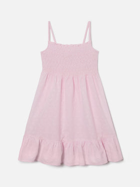 Pink Miki broderie anglaise cotton sundress