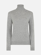 Melange Moody Feinripp-Pullover für Damen