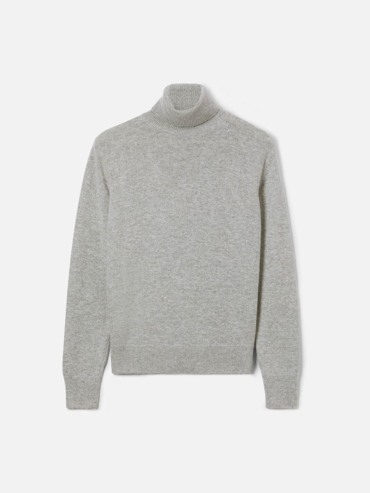 Col roulé gris chiné Moody en BLENDED CASHMERE 