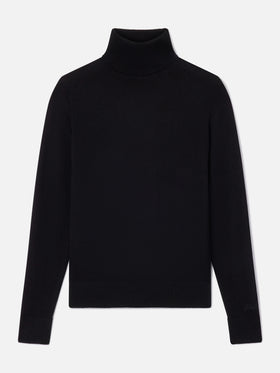 Moody cashmere turtleneck knitwear in black