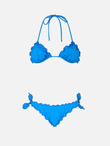 Bikini a triangolo classico bluette da donna Sagittarius Moon