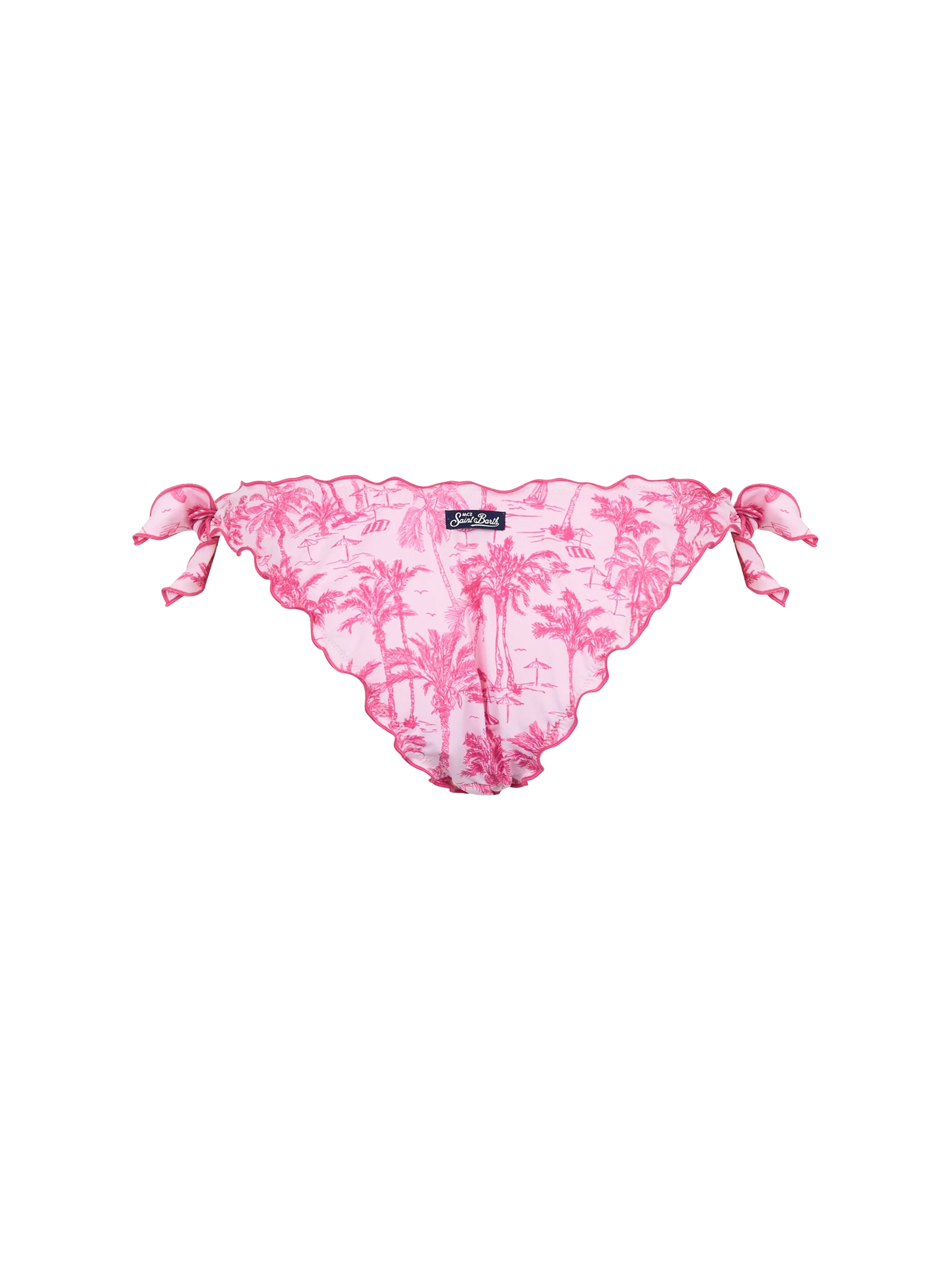 Woman Toile de Jouy classic swim briefs Moon - MC2 Saint Barth