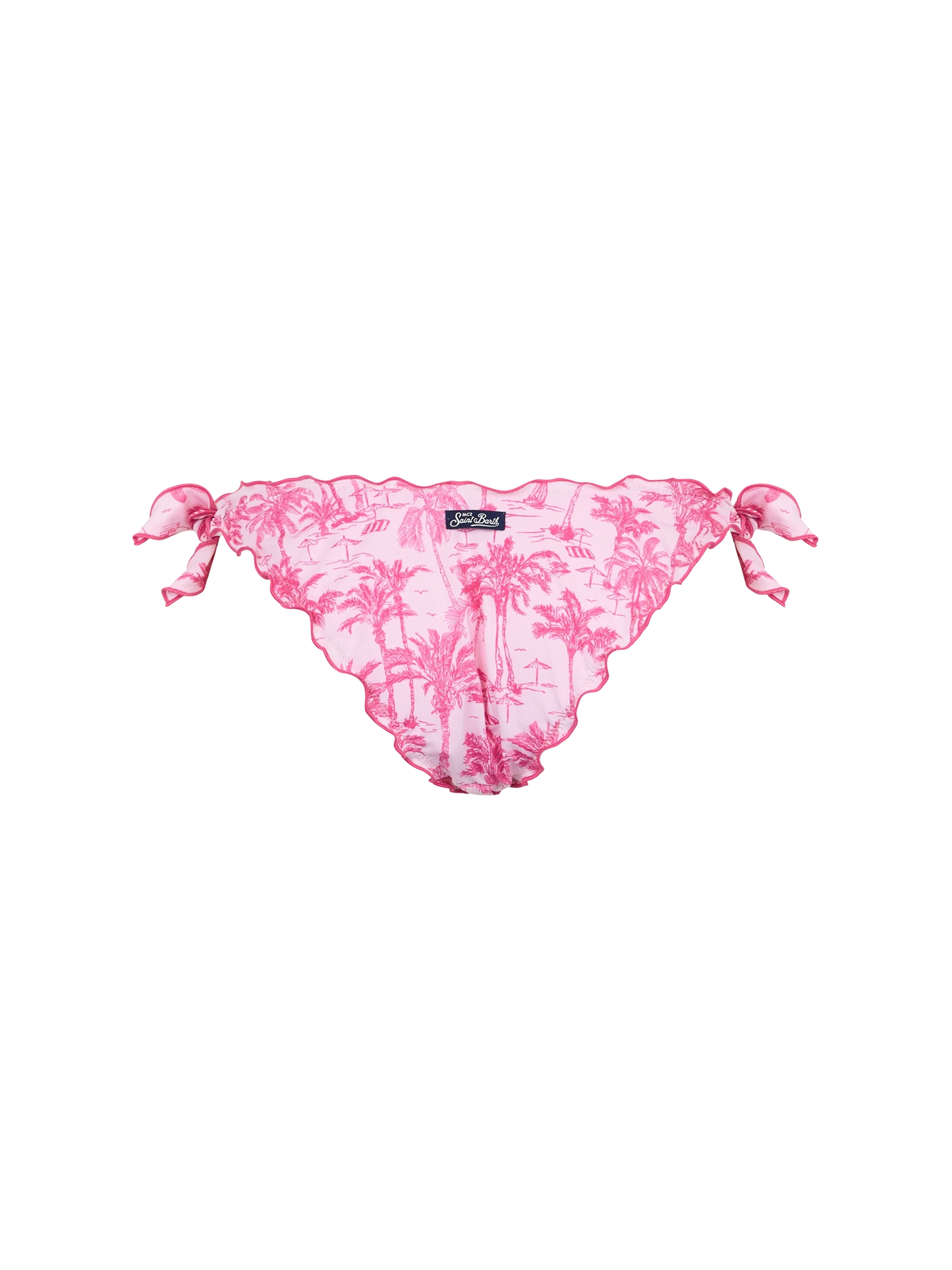 Miami cheeky swim briefs with toile de jouy print - MC2 Saint Barth