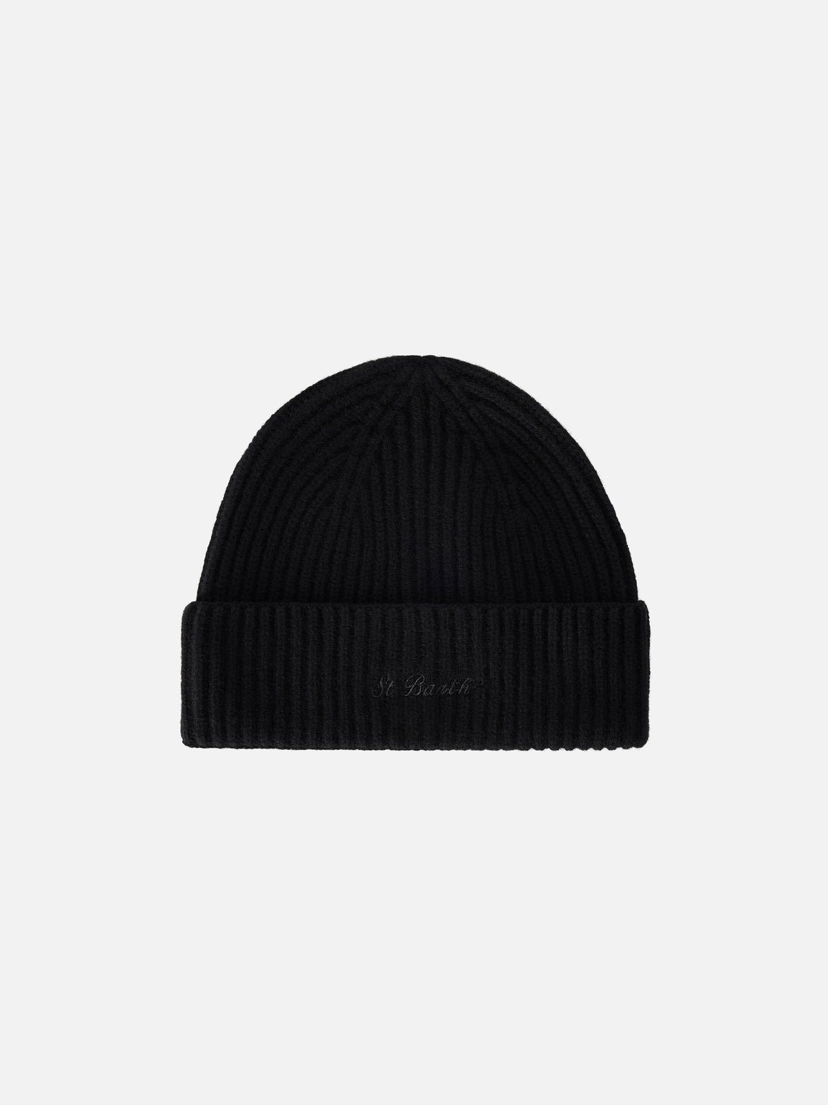 Bonnet en laine Black Moss avec logo brodé 