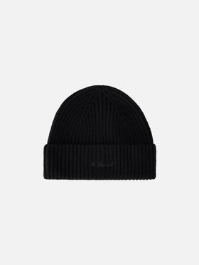 Bonnet en laine Black Moss avec logo brodé 