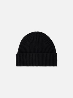 Bonnet en laine Black Moss avec logo brodé 