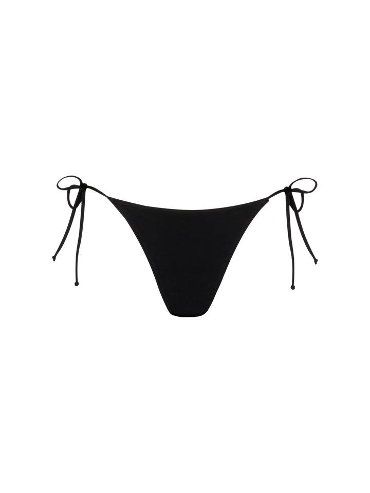 Dahlia Lido black bikini with bandeau top and classic briefs