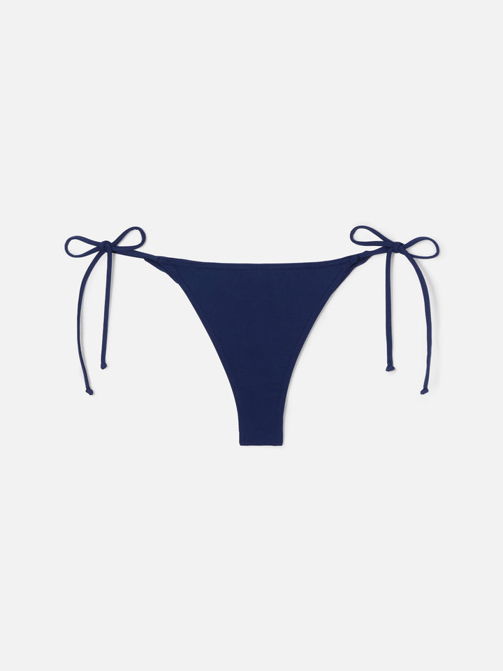 Bikini Leah Marielle blu navy con laccetti