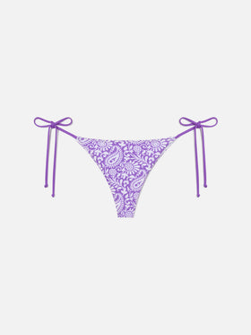 Marielle swim briefs with paisley print