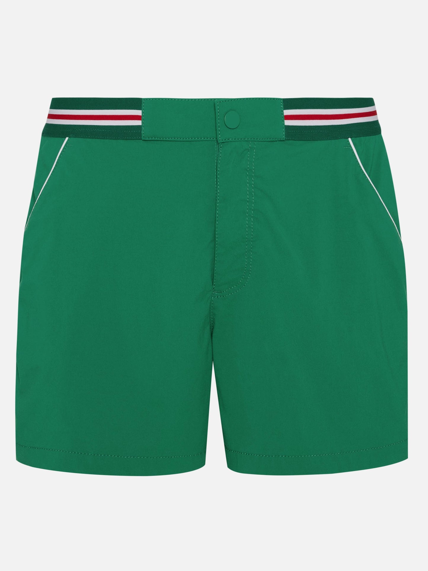 Green fitted cut swim shorts Nad