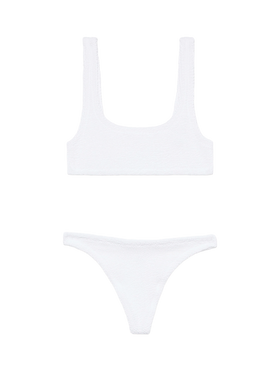 Bralette crinkle bikini Naima Naomi in white