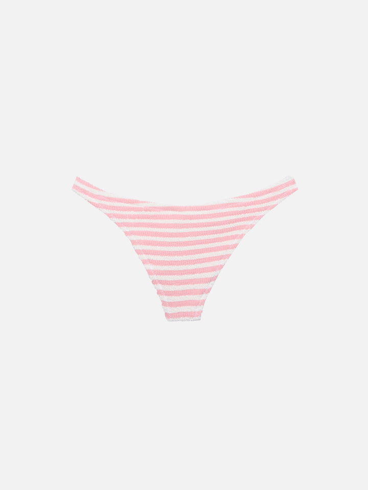 Naomi cheeky swim briefs with striped print - MC2 Saint Barth
