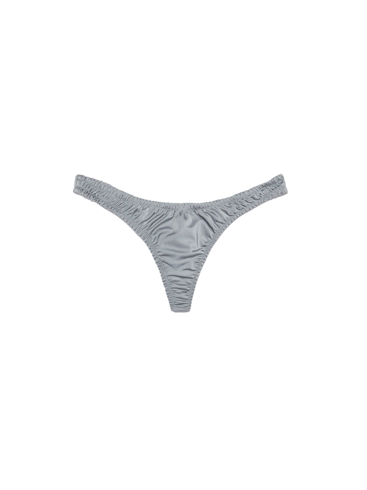 Classic triangle bikini Nilly Nalu in shimmer grey - MC2 Saint Barth